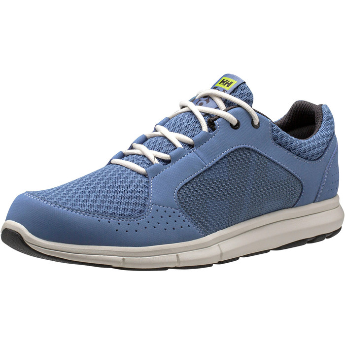 2023 Helly Hansen Mens Ahiga V4 Hydropower Trainers 11582 Azurite Acid Lime